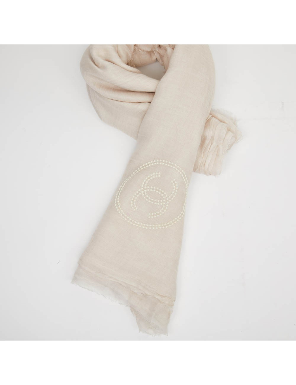 Paréo rose pâle CHANEL