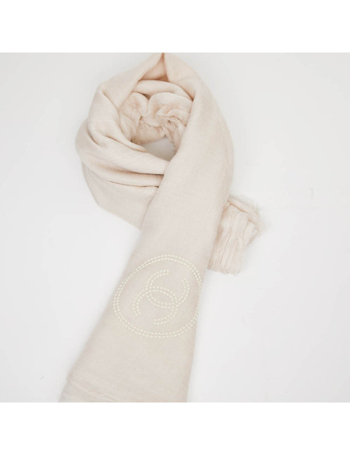 Paréo rose pâle CHANEL