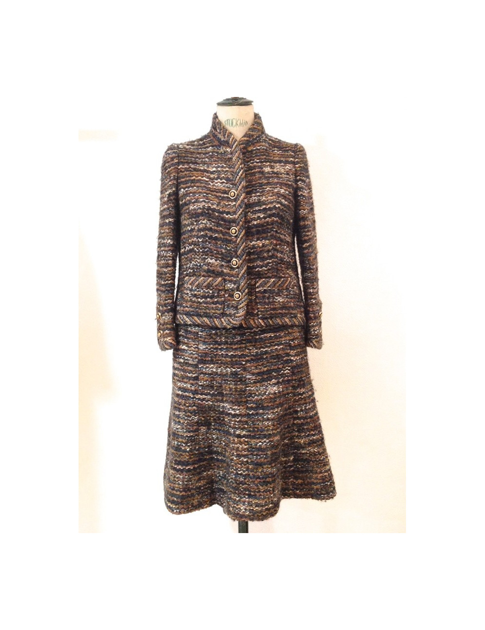 Tailleur haute couture CHANEL en tweed