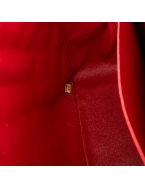 Sac Jumbo CHANEL cuir d'agneau rouge