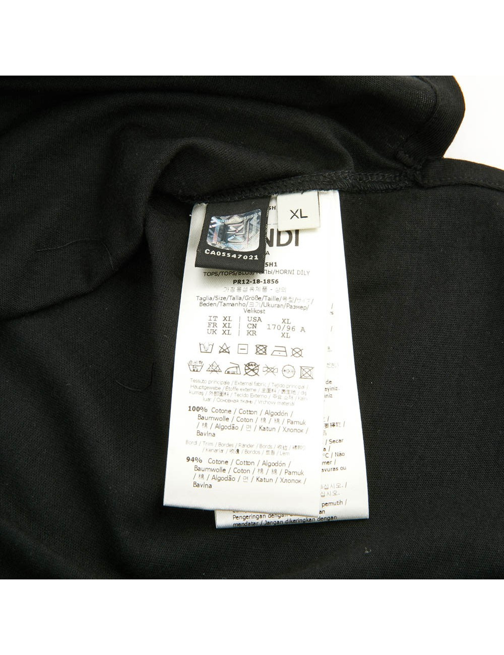 Tshirt FENDI  XL noir