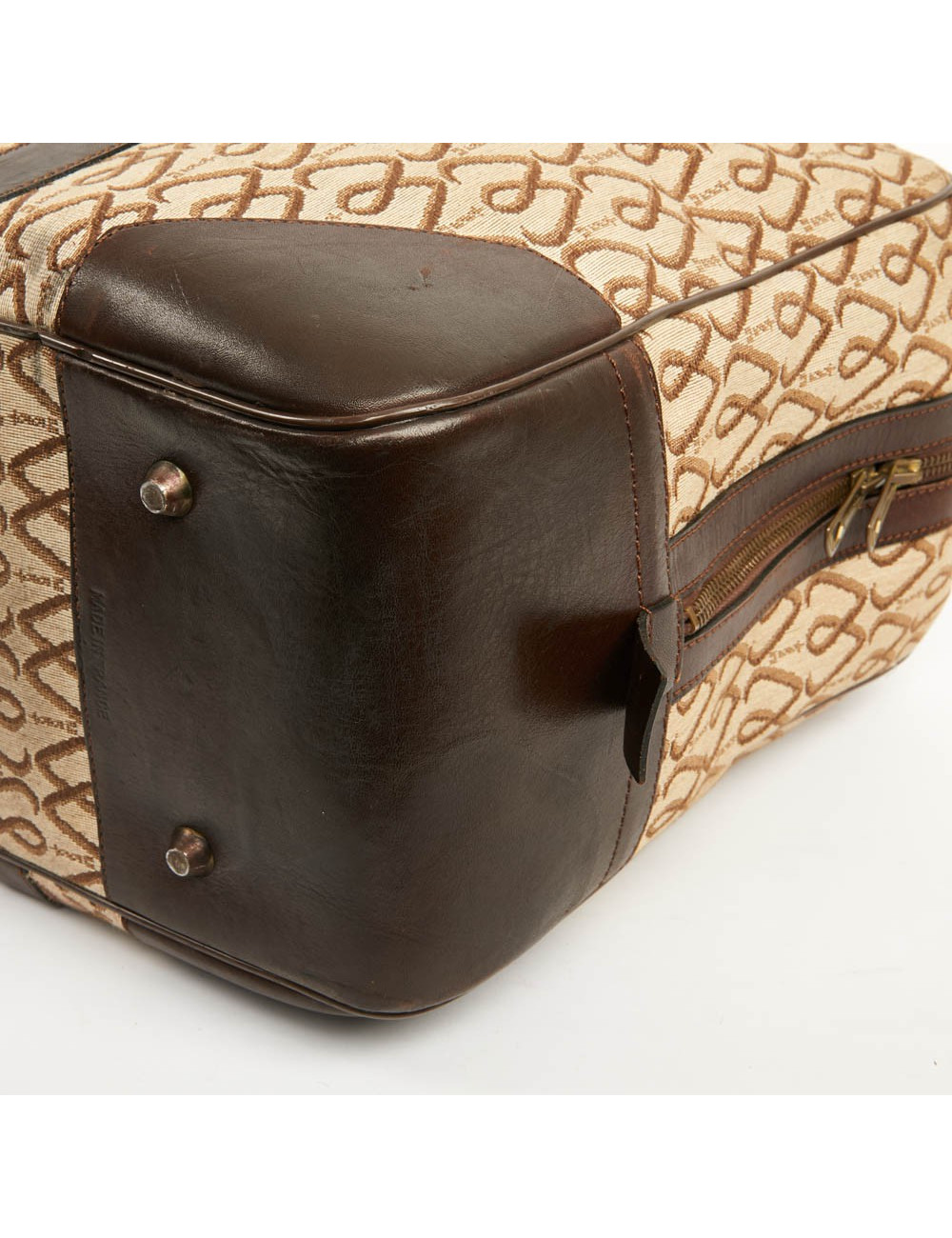 Cabas MORABITO toile et cuir Monogramme