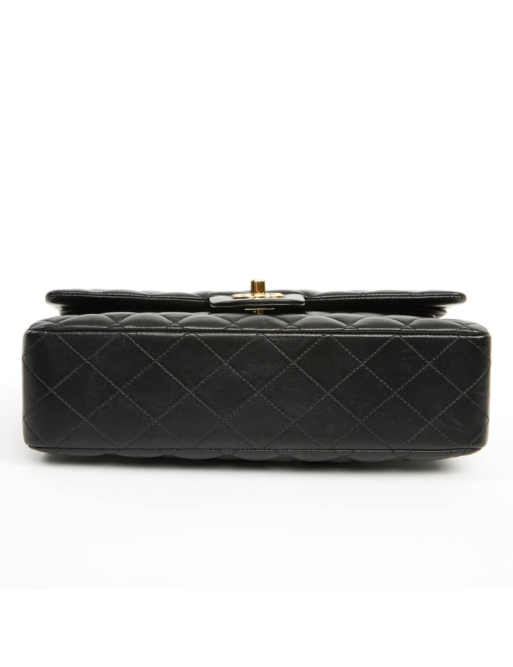Timeless chanel cuir d'agneau noir 