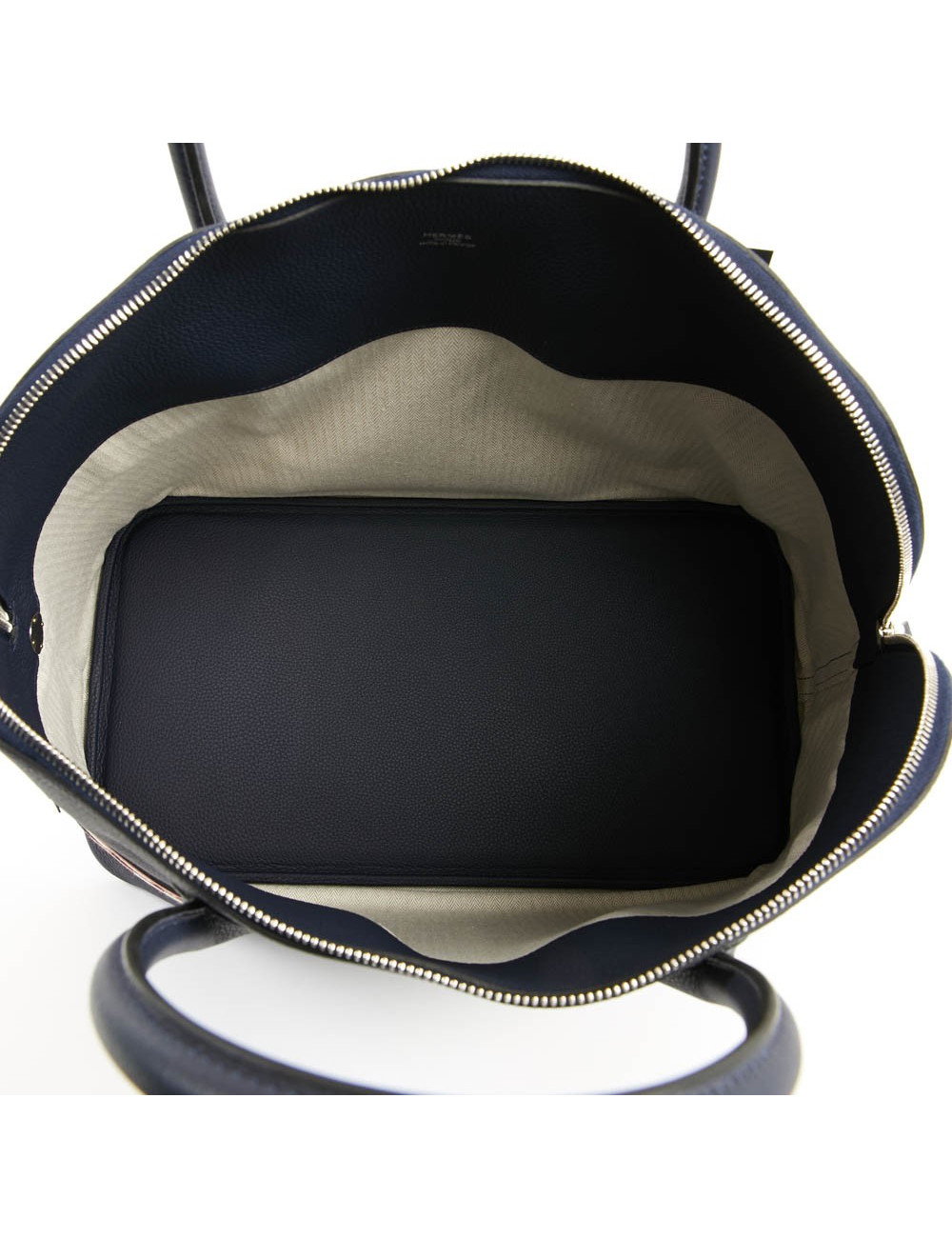 Bolide HERMES Shark togo bleu nuit