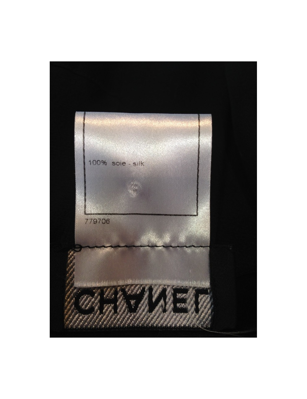 Blouse CHANEL en soie