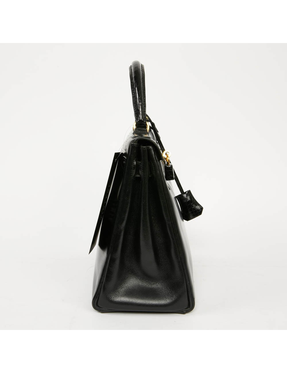 Kelly 32 HERMES cuir box et alligator