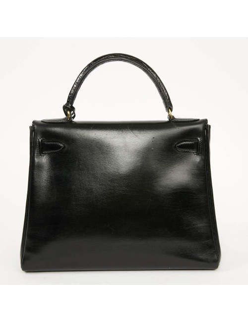Kelly 32 HERMES cuir box et alligator