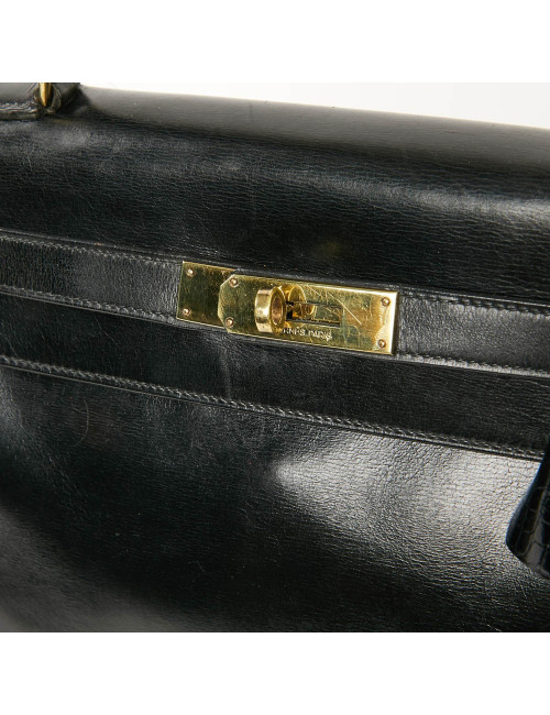 Kelly 32 HERMES cuir box et alligator