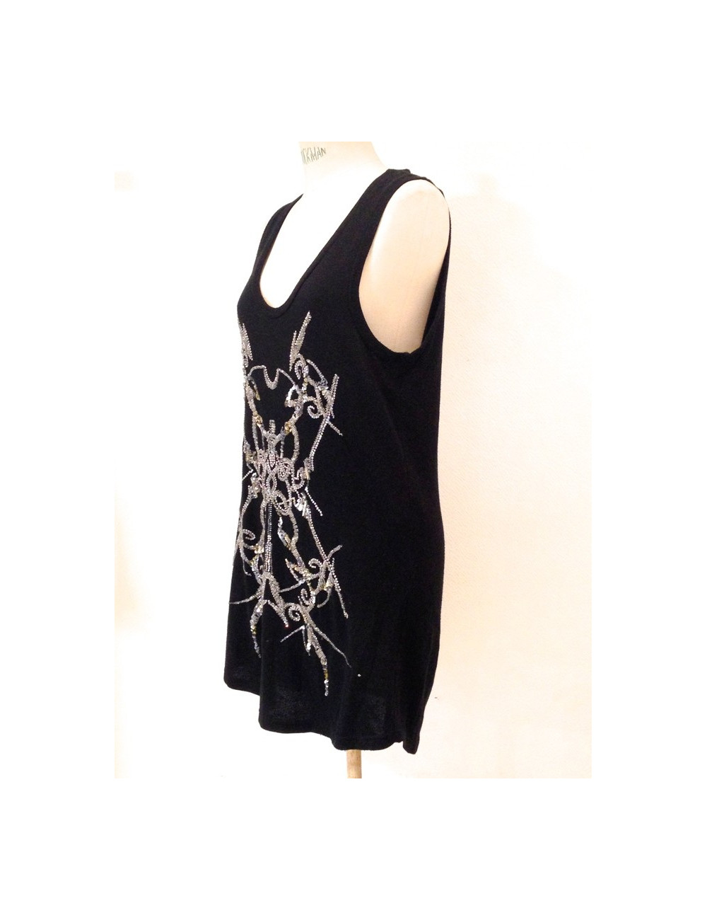 T-Shirt BALMAIN à paillettes