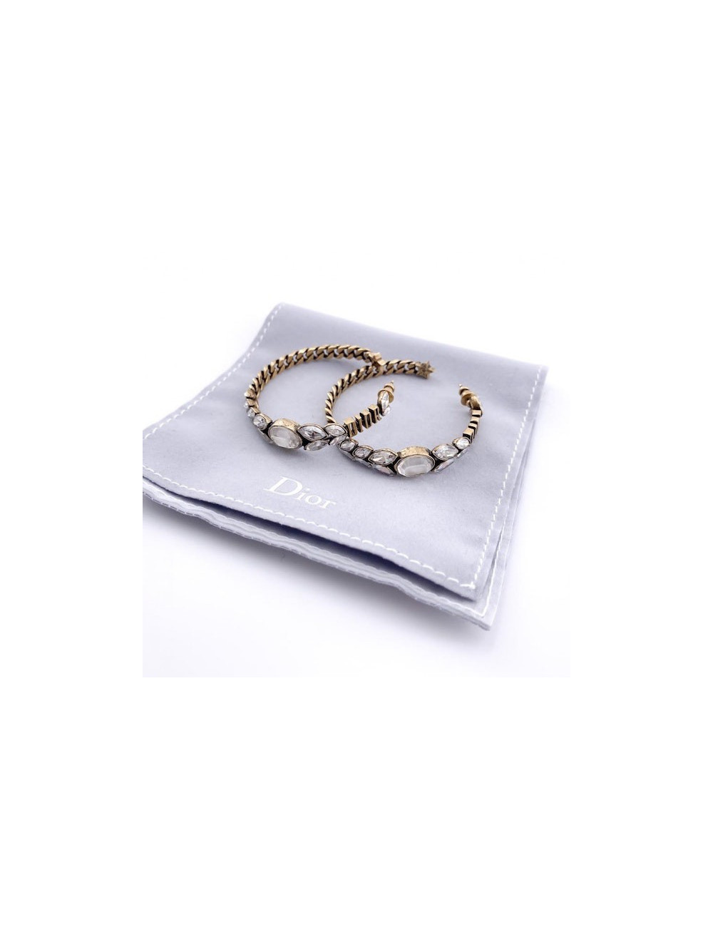 Boucles d'oreille DIOR créoles