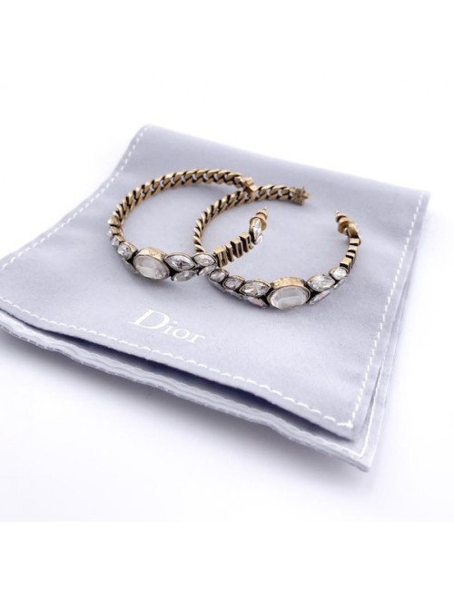 Boucles d'oreille DIOR créoles