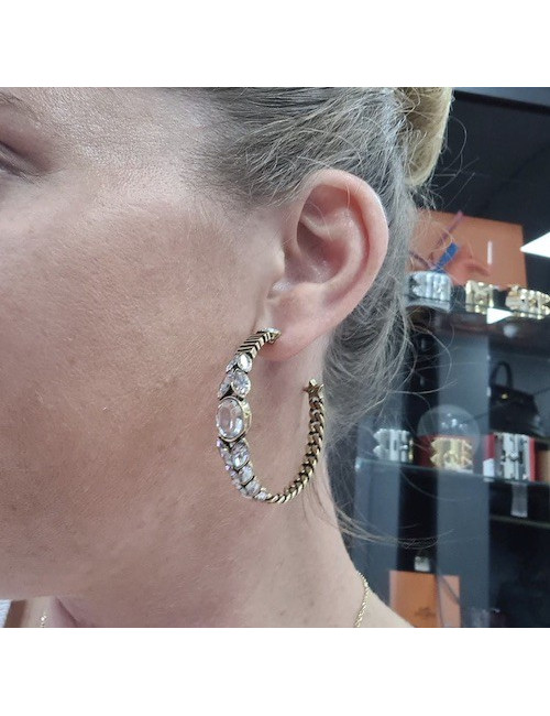 Boucles d'oreille DIOR créoles