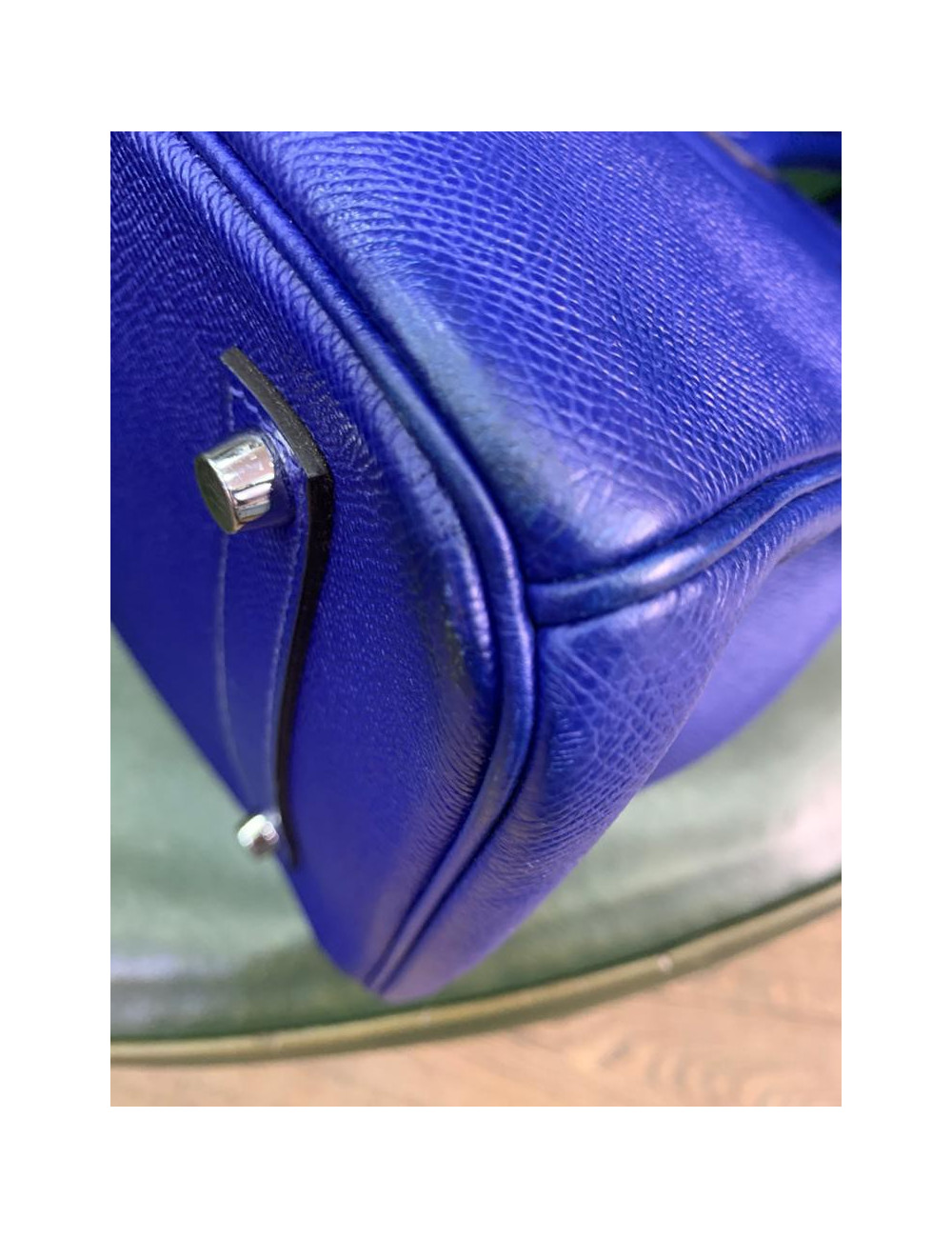 HERMES Birkin 35 epsom bleu éléctrique 