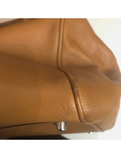 Mallette PRADA cuir beige 