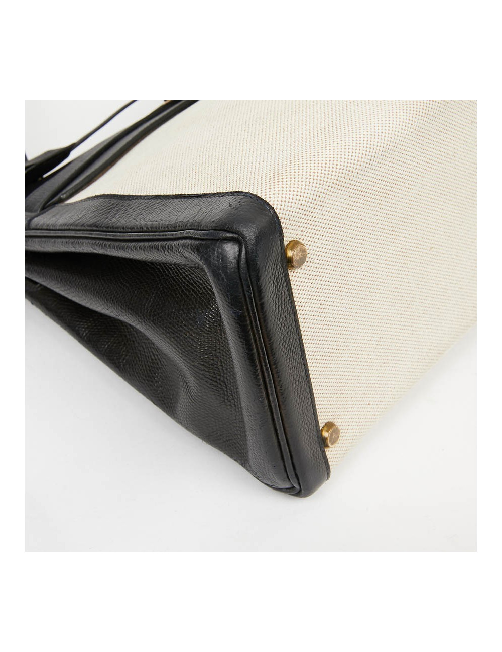 Kelly 32 HERMES toile et cuir
