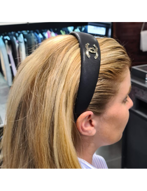 Serre tête CHANEL noir