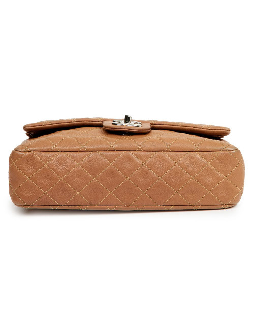 Sac Timeless CHANEL cuir de veau grainé gold