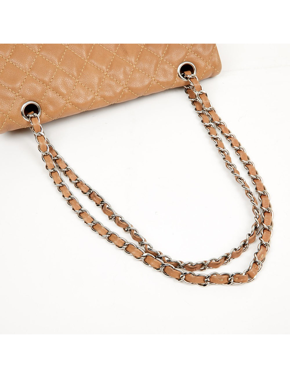 Sac Timeless CHANEL cuir de veau grainé gold