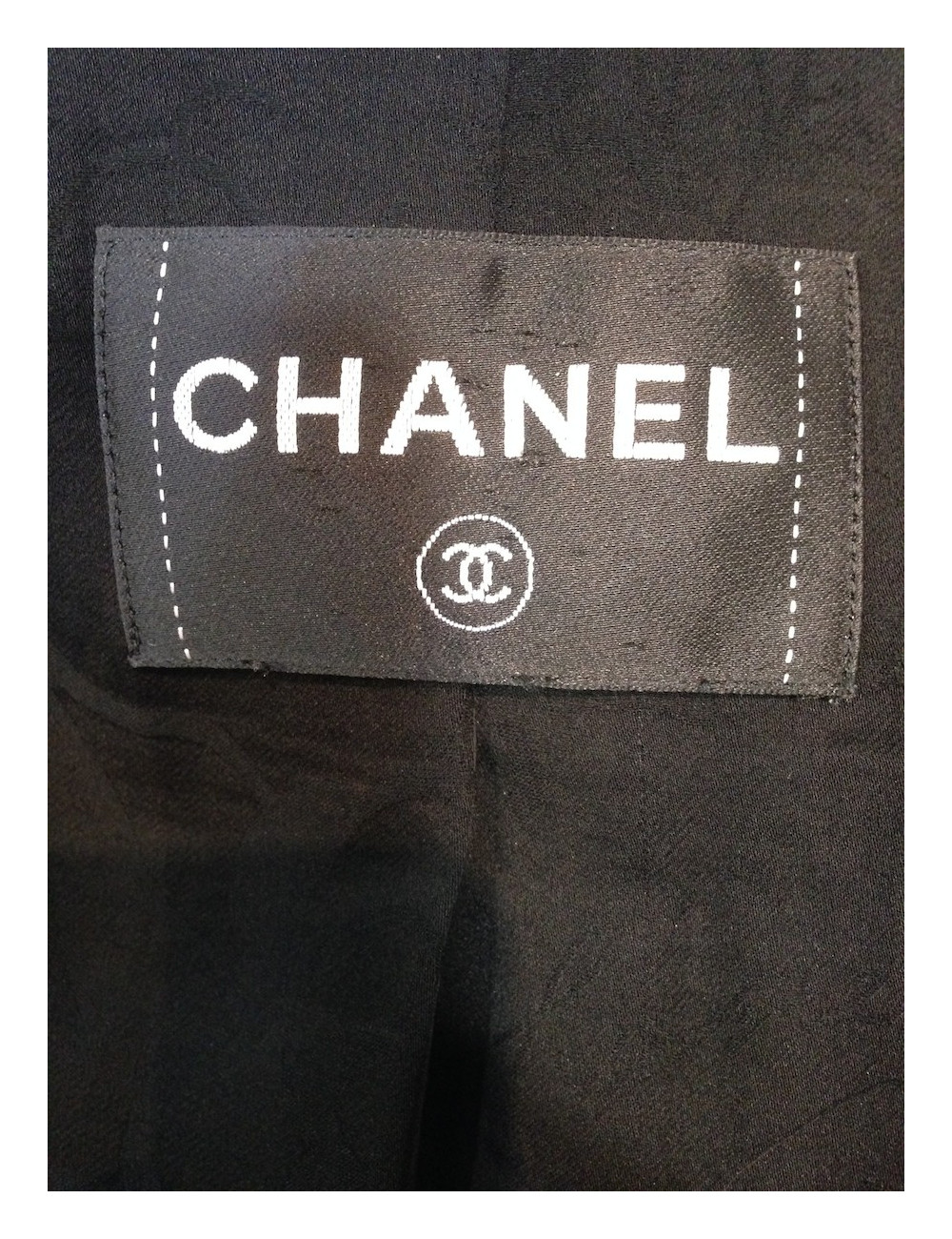 Tailleur avec robe CHANEL noir pailleté
