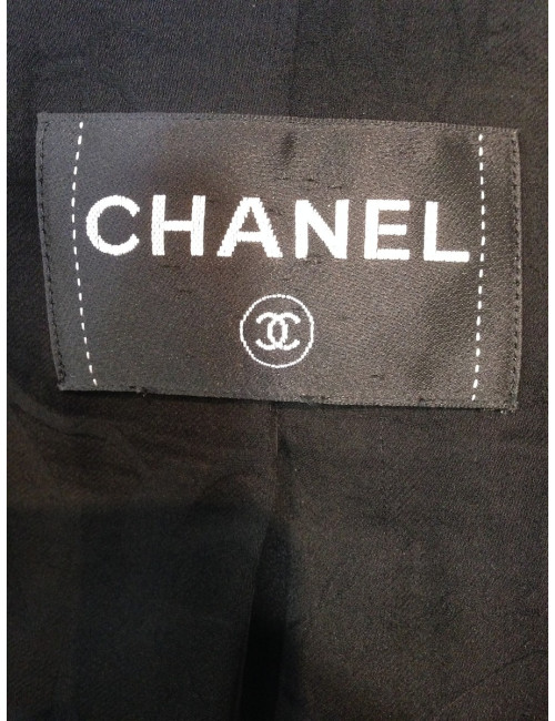 Tailleur avec robe CHANEL noir pailletée