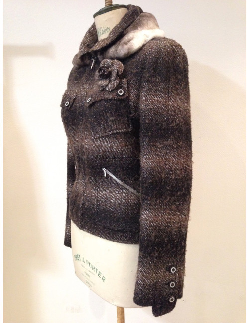 Veste CHANEL avec col amovible Orilag