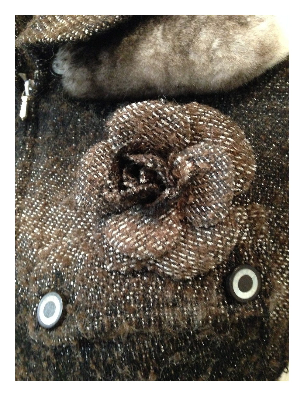 Veste CHANEL avec col amovible Orilag