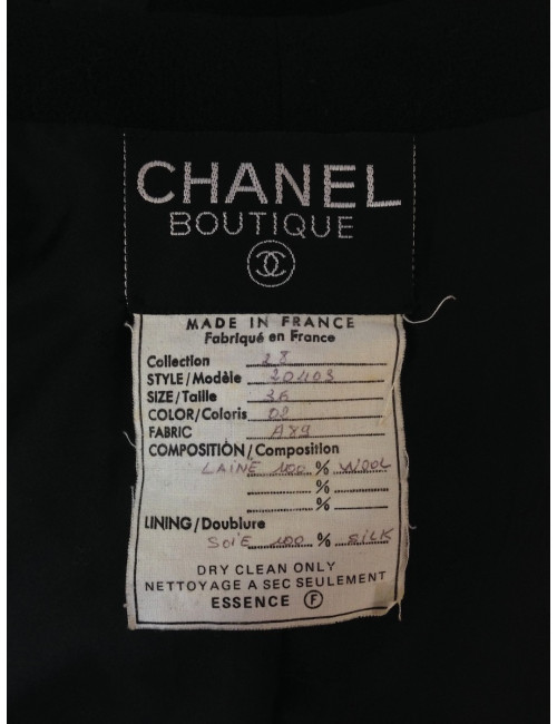 Tailleur CHANEL noir T36