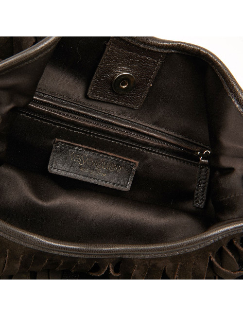 Besace franges YSL SAINT LAURENT