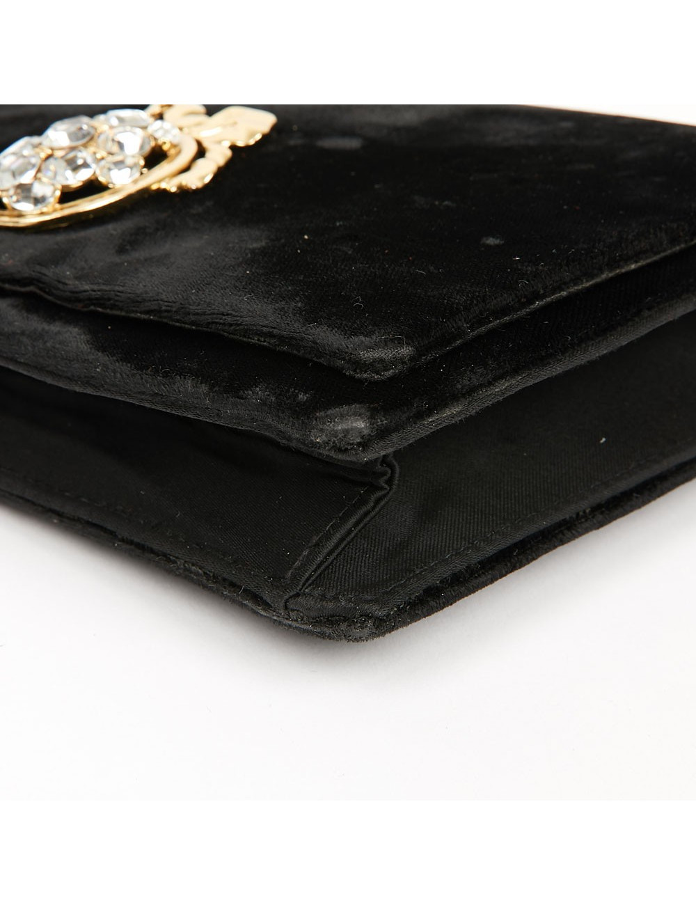 Pochette CHRISTIAN DIOR Vintage velours noir