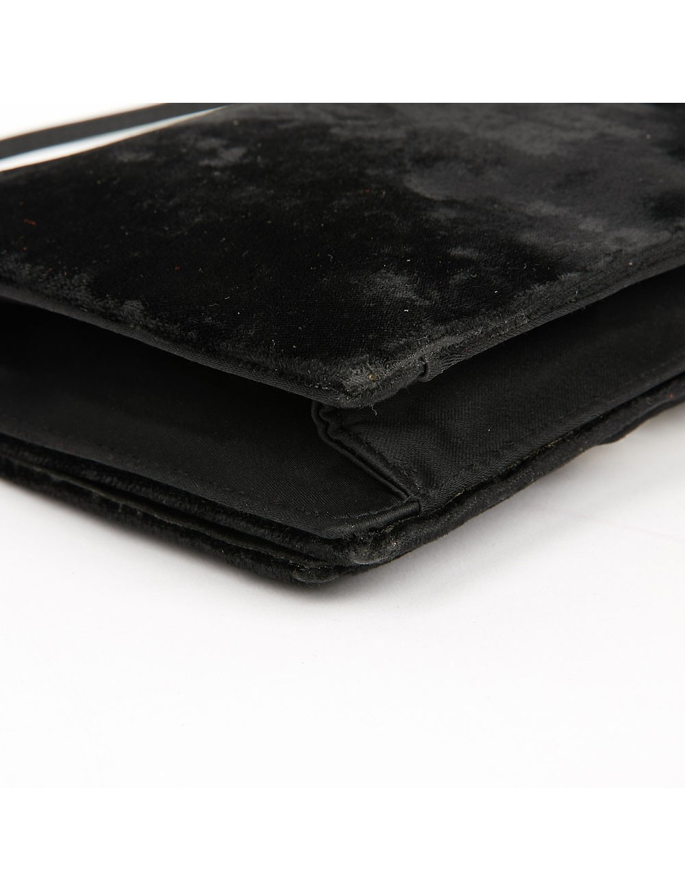 Pochette CHRISTIAN DIOR Vintage velours noir