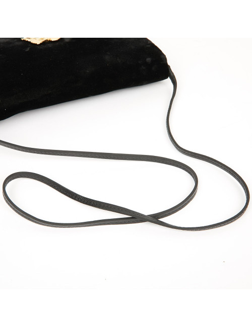 Pochette CHRISTIAN DIOR Vintage velours noir