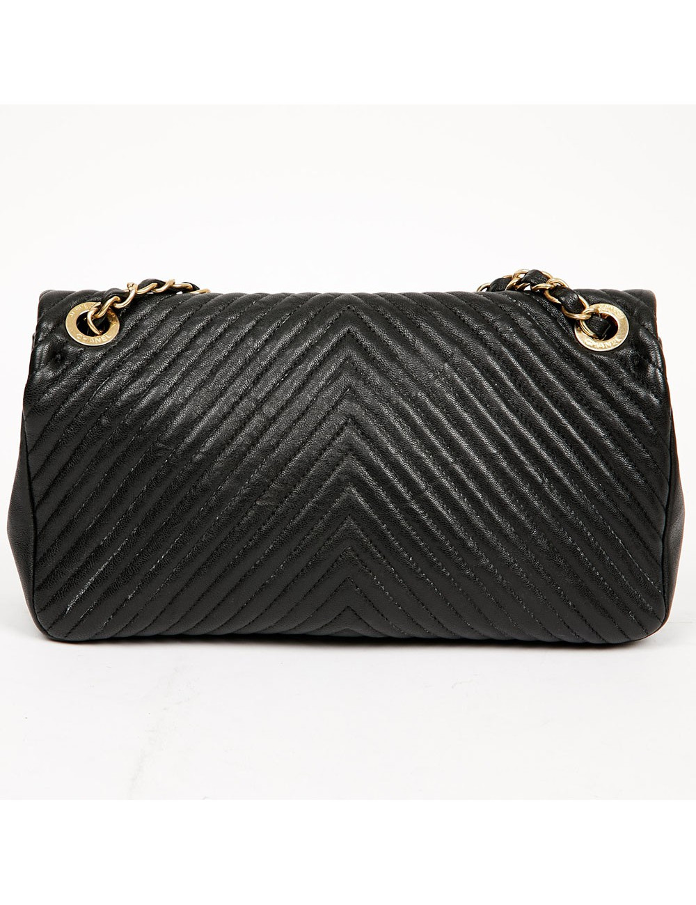 Sac à main CHANEL cuir de veau chevrons