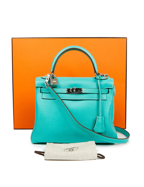 Kelly II 25 Hermès vert swift