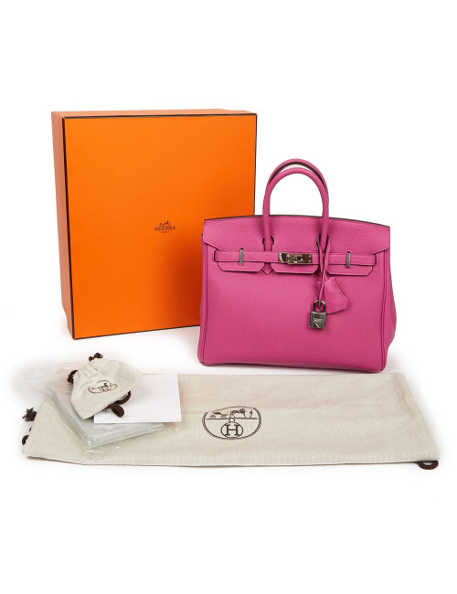 Birkin 25 HERMES Togo Magnolia