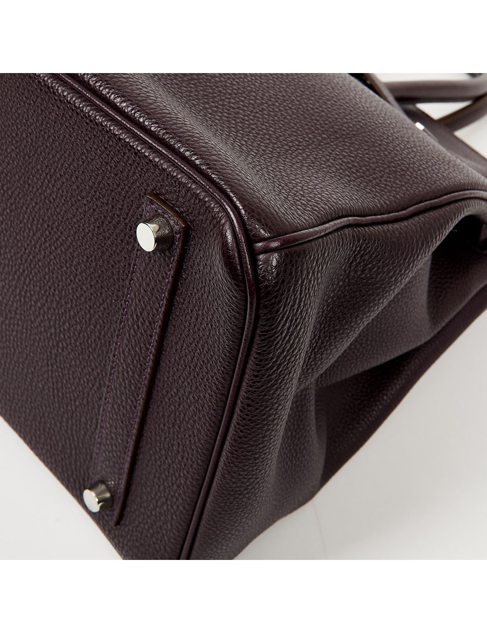 Birkin 35 HERMES cuir de veau Togo raisin