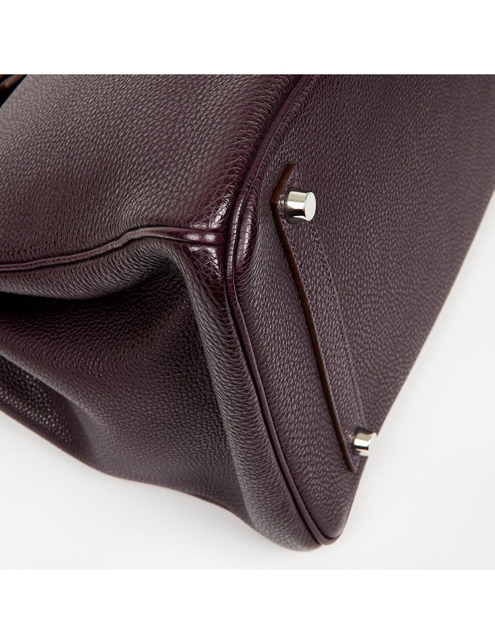 Birkin 35 HERMES cuir de veau Togo raisin