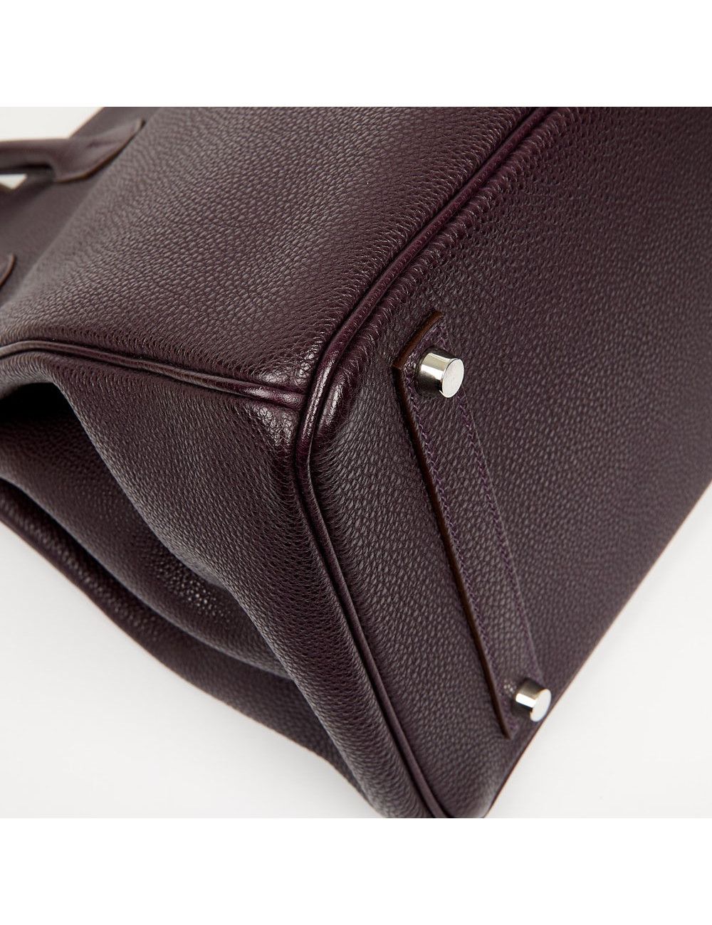 Birkin 35 HERMES cuir de veau Togo raisin