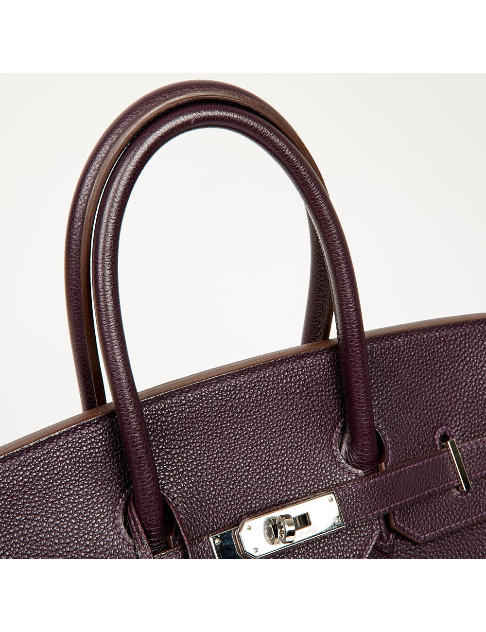 Birkin 35 HERMES cuir de veau Togo raisin