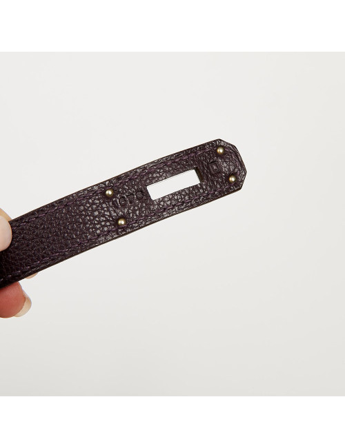 Birkin 35 HERMES cuir de veau Togo raisin