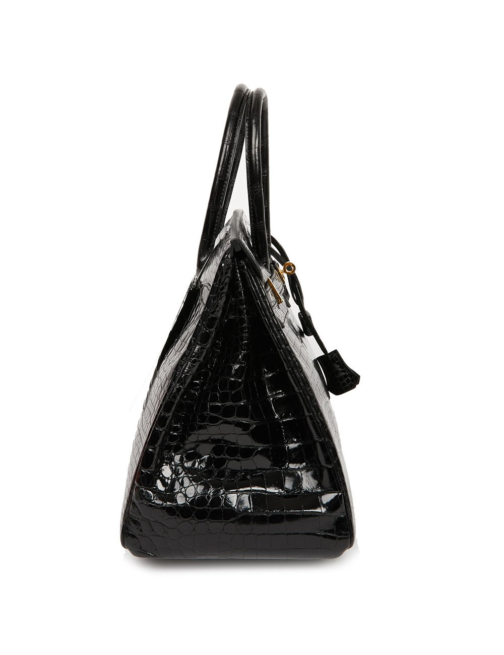 Birkin 35 crocodile Porosus noir