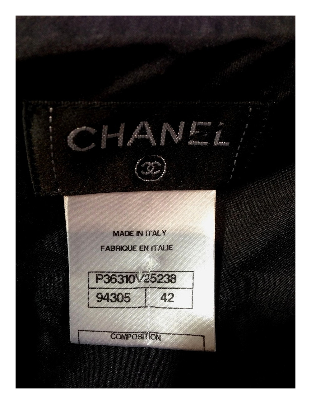 Tailleur CHANEL noir T42