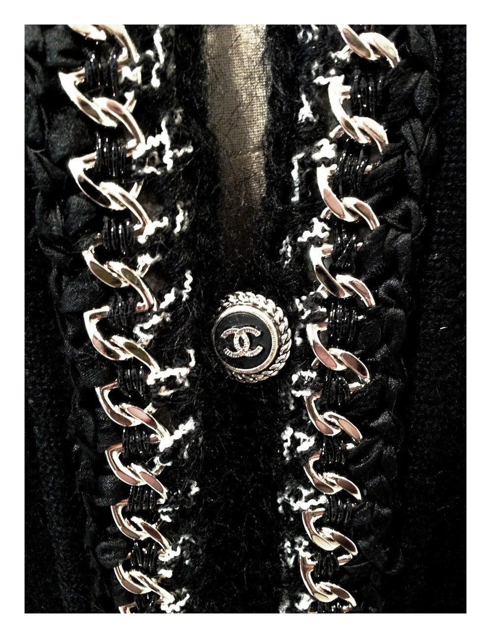 Veste CHANEL habillage chainon T46