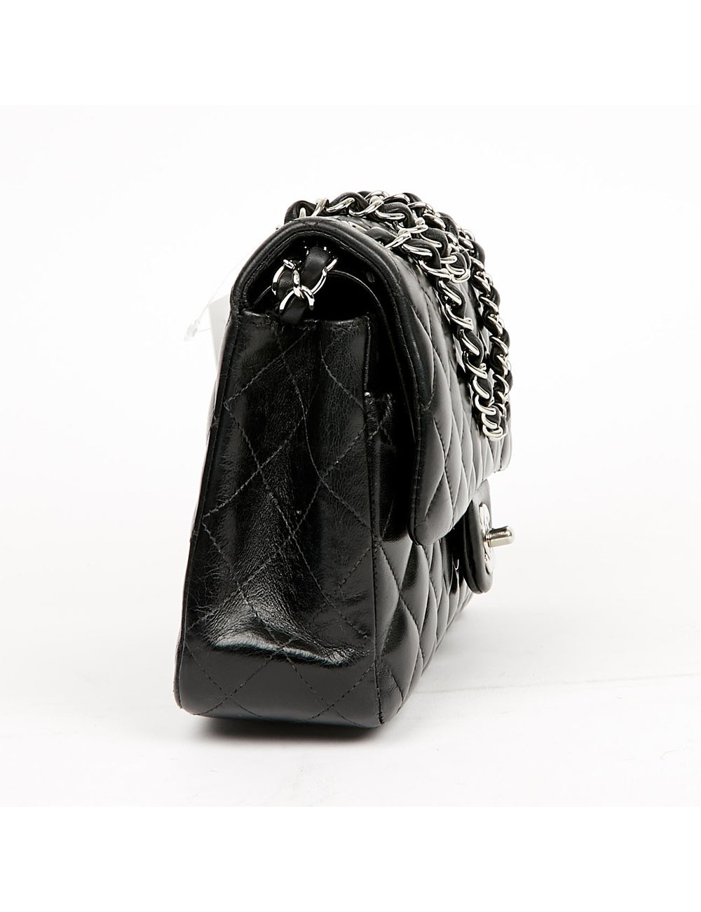 Sac à main CHANEL Timeless cuir d'agneau noir