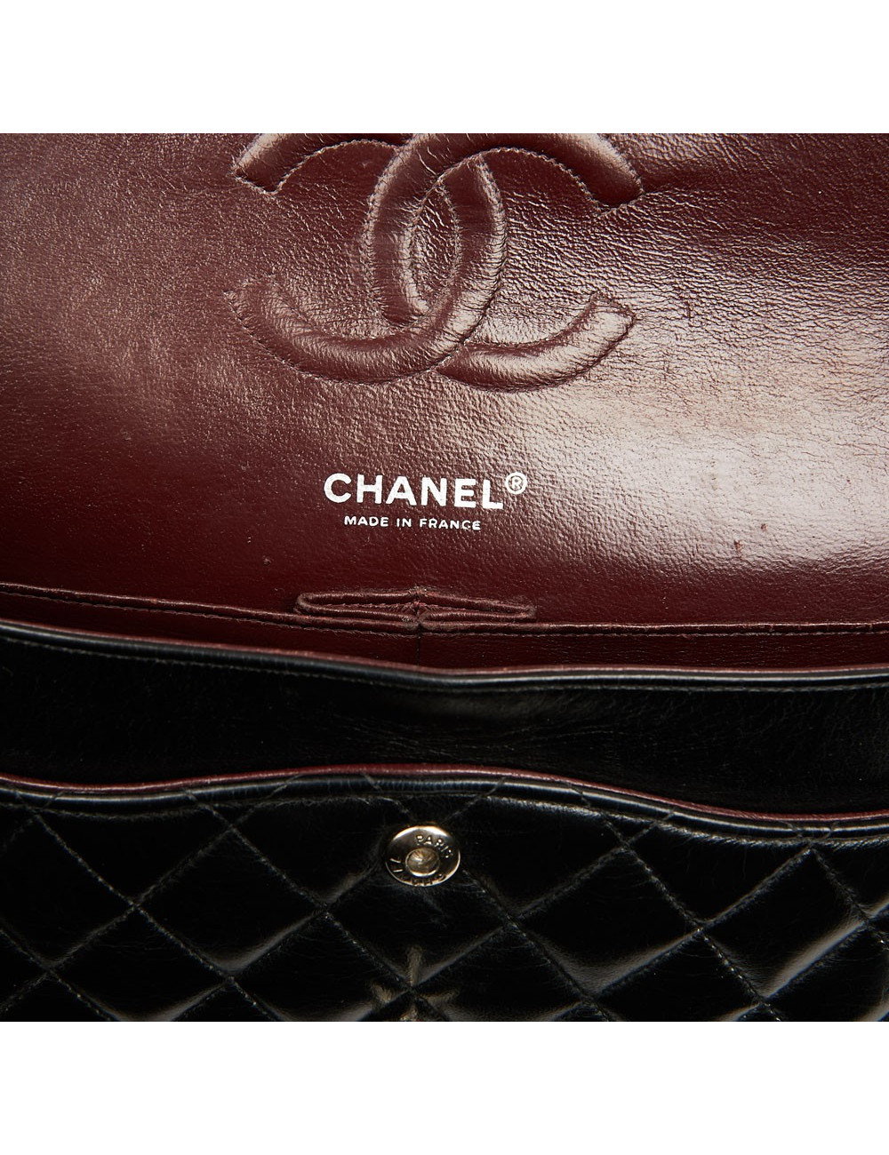 Sac à main CHANEL Timeless cuir d'agneau noir