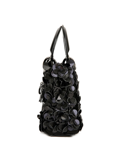 Dior Lady D with black flower