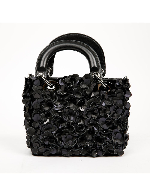 Lady D DIOR fleurs noires