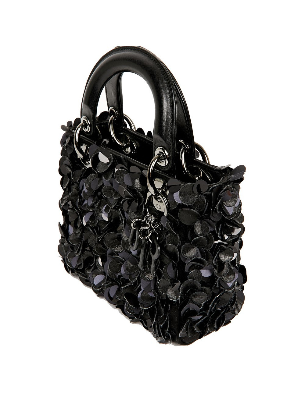 Lady D DIOR fleurs noires