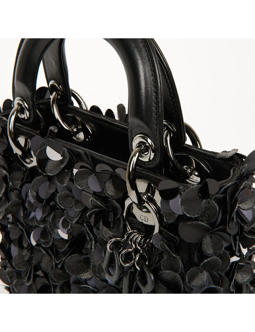 Lady D DIOR fleurs noires