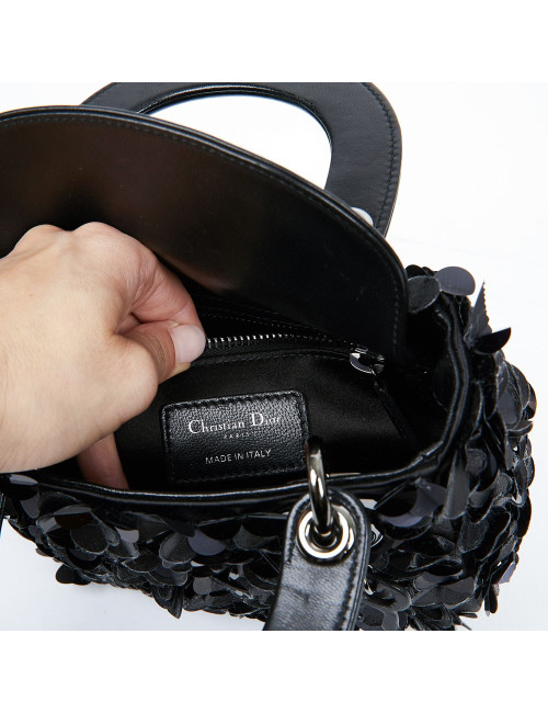 Lady D DIOR fleurs noires