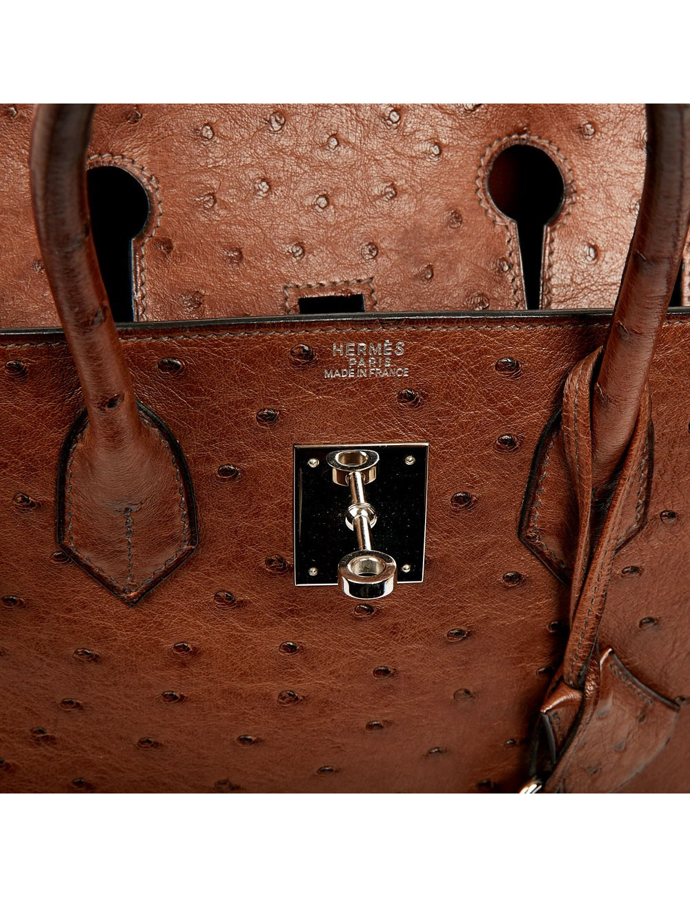 Hermes Birkin 30 tobacco colored ostrich